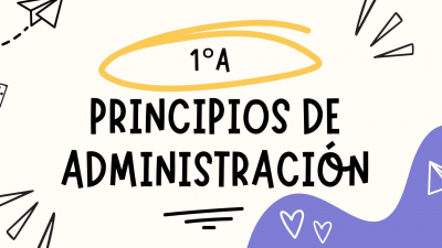 Principios y Fundamentos de Administración IIA, LOG, LAGED 1A 03-24